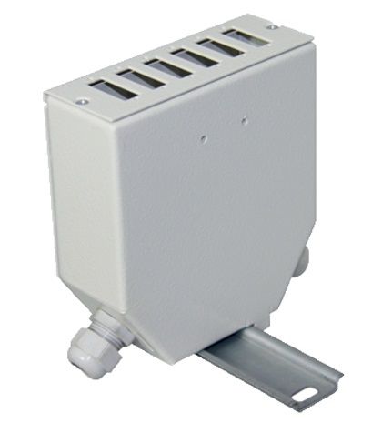 Przełącznica światłowodowa DIN 6x2c simplex. 19-0124S