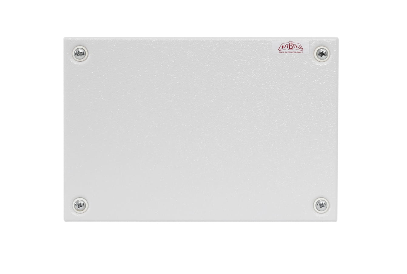 Obudowa hermetyczna IP65 300x200x80mm Szara z szyną TH RH 32-80 TWIST Szafa Sterownicza przód