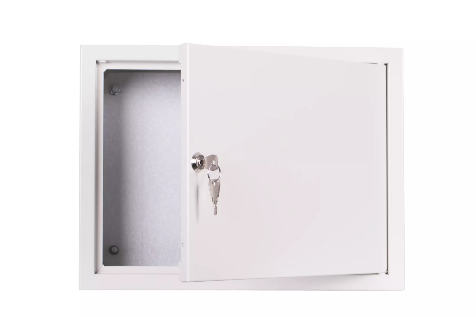 OBUDOWA PRZEMYSŁOWA NATYNKOWA 400X300X150MM IP31 SZARA Z PŁYTĄ MONTAŻOWĄ NR 431 OBUDOWA STEROWNICZA otwarta