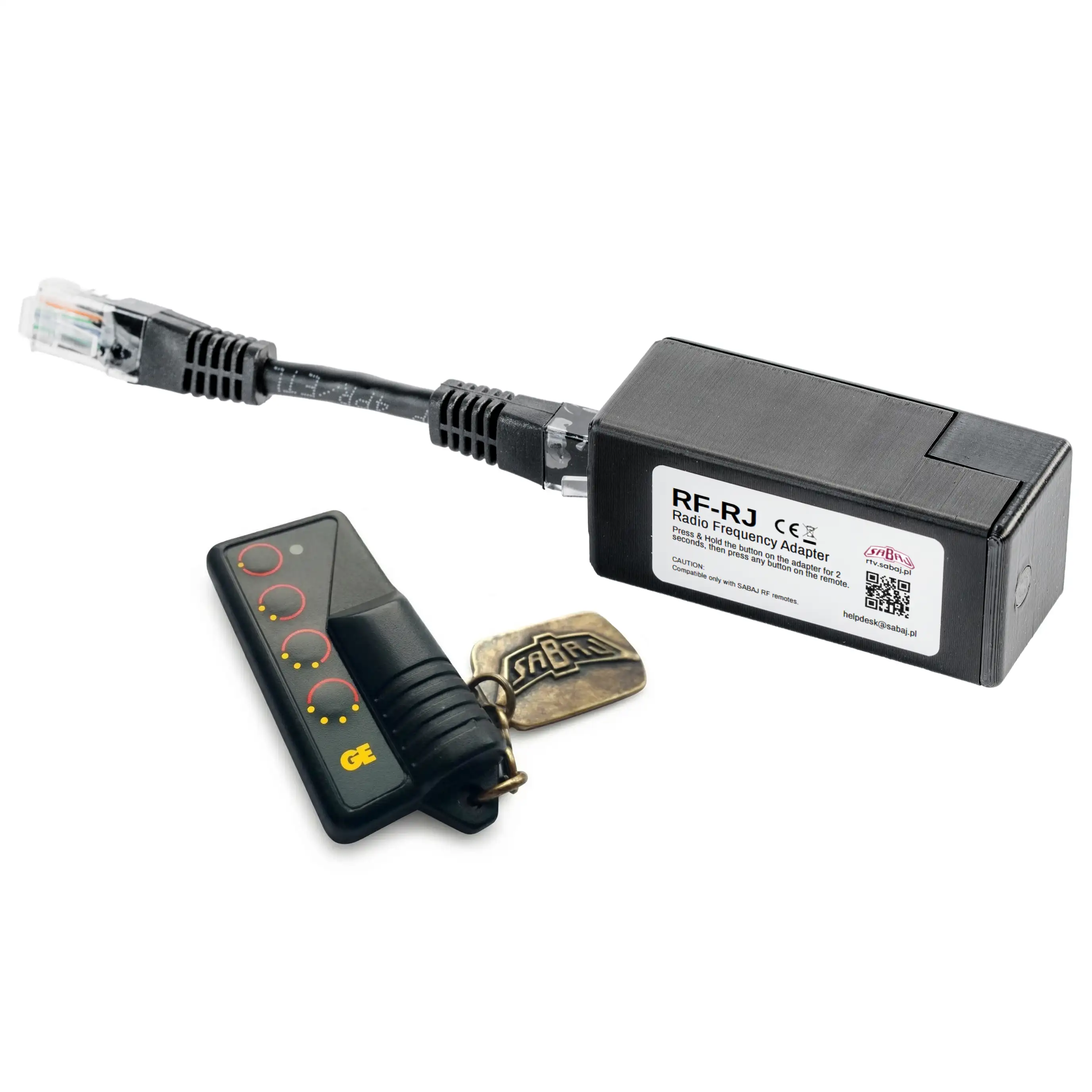 Zestaw sterowania radiowego RF pilot 4 przyciski